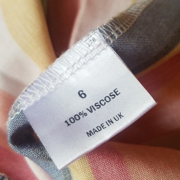 Reclaimed Vintage Stripe Midi Skirt - Picture 5 of 7